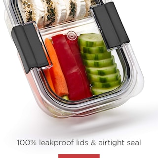 Foto 6 | Recipientes Rubbermaid Brilliance Para Almacenar Alimentos, 680 Ml, Paquete De 2 - Venta Internacional.