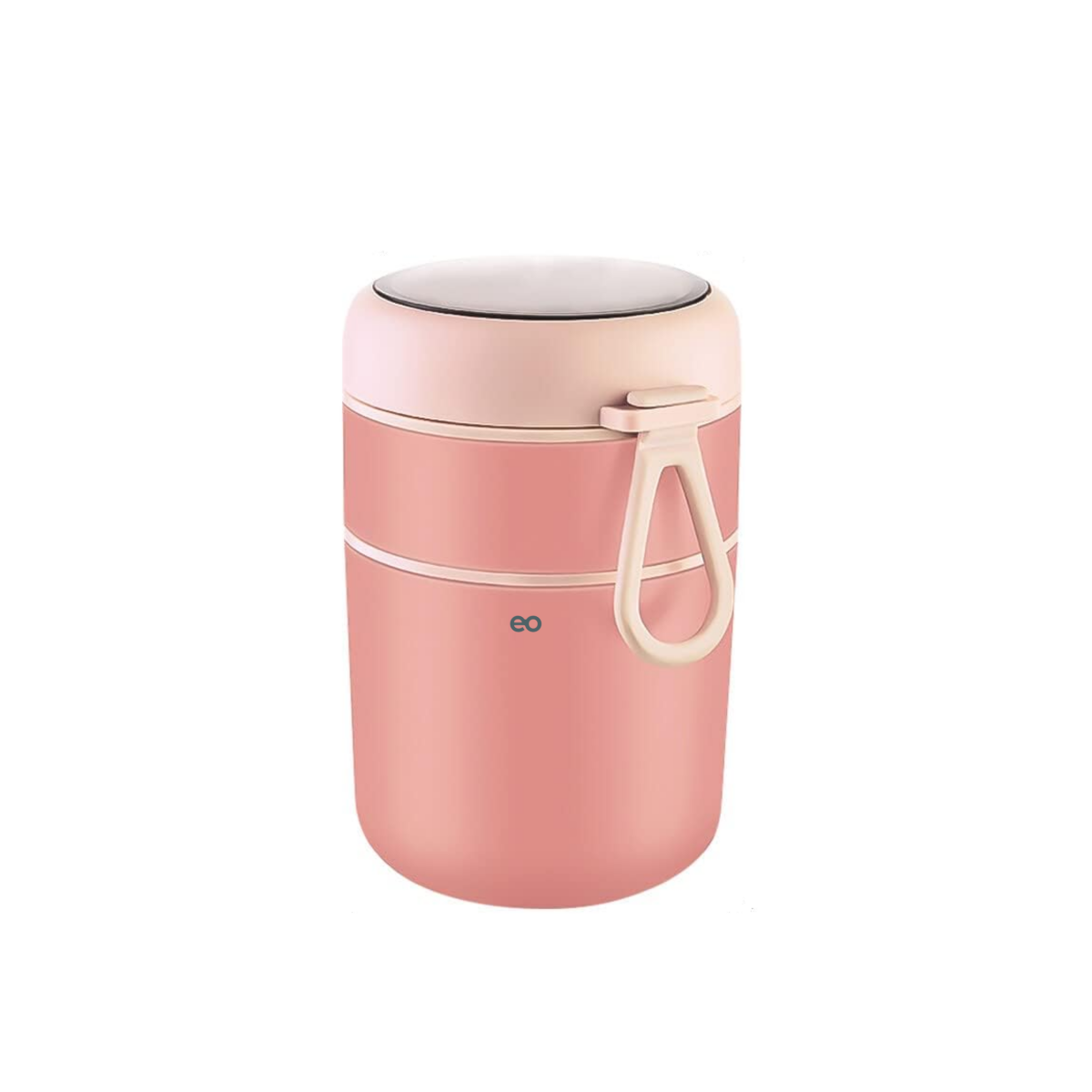 Lonchera Termica Acero Inoxidable De 710ml Eo Safe Imports Esi-11441 Rosa Claro