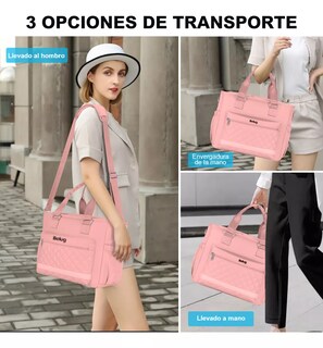 Foto 4 | Lonchera Bolsa Termica Gran Capacidad Portátil Fiambrera 16l Rosa Belug
