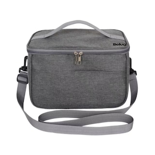 Foto 1 | Bolsa Lonchera Térmica Para Trabajo Escolares Hombre Y Mujer, Belug Gris