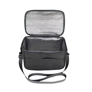 Foto 3 | Bolsa Lonchera Térmica Para Trabajo Escolares Hombre Y Mujer, Belug Gris