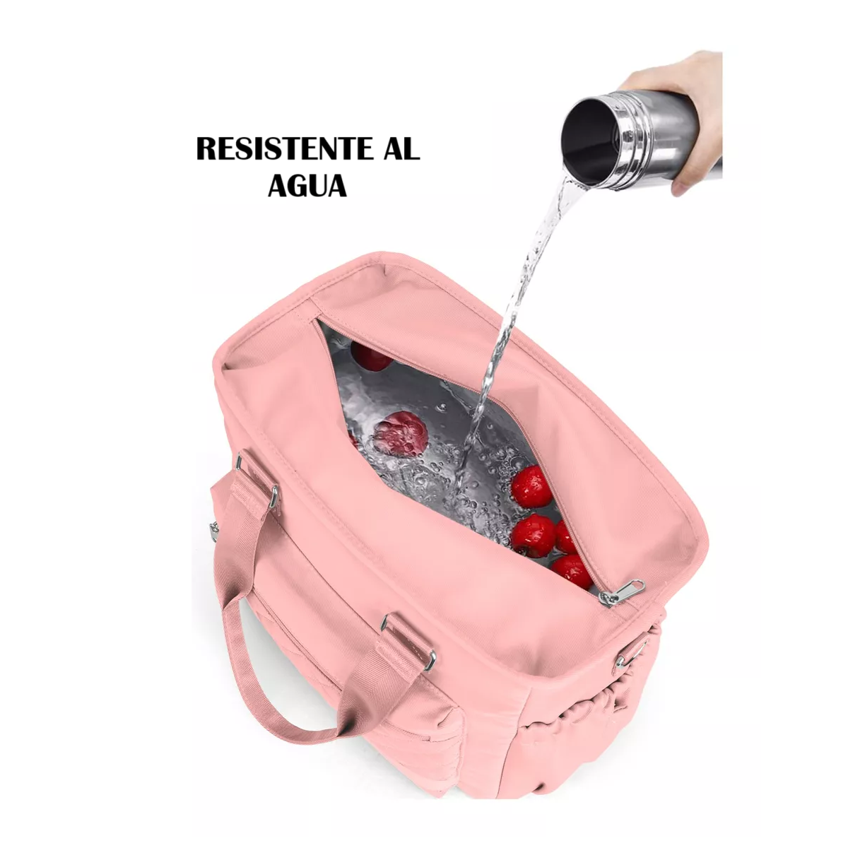 Foto 2 | Lonchera Bolsa Termica Lab.g Gran Capacidad Portátil Fiambrera 16l Rosa