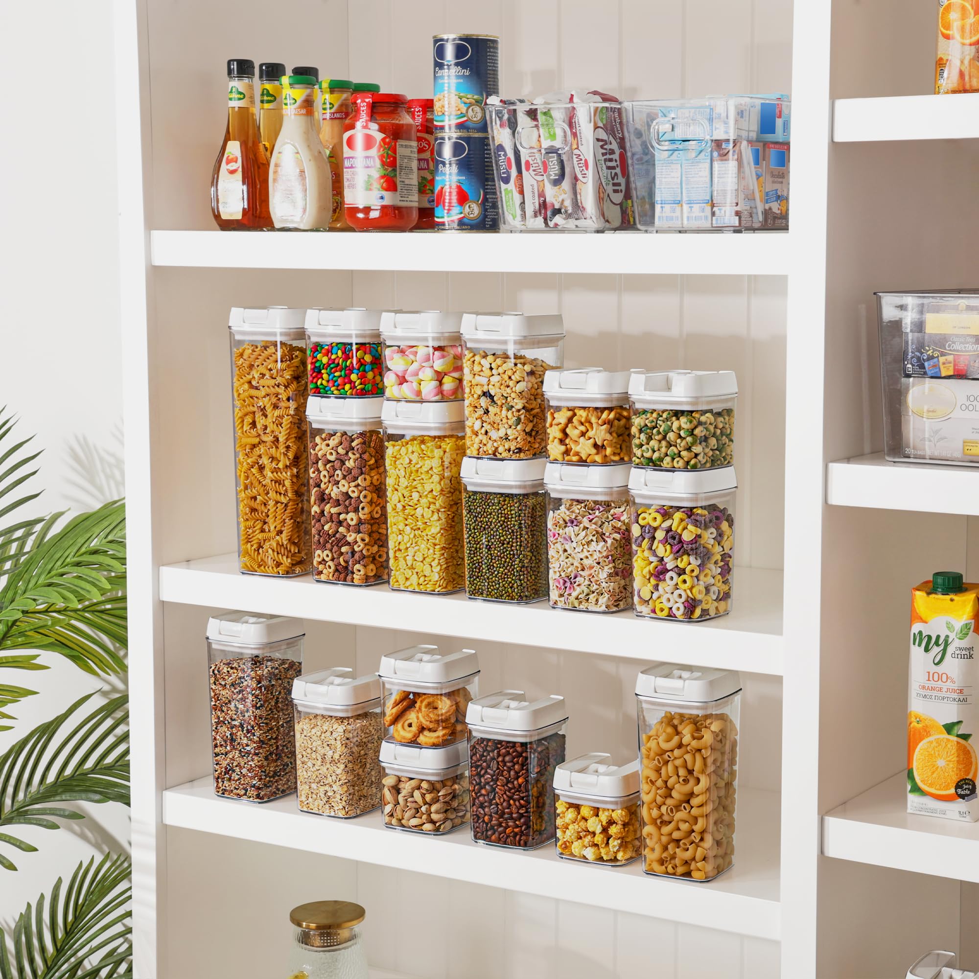 Foto 5 pulgar | Juego De Recipientes De Almacenamiento De Alimentos Vtopmart, 21 Unidades, Herméticos, Sin Bpa - Venta Internacional.