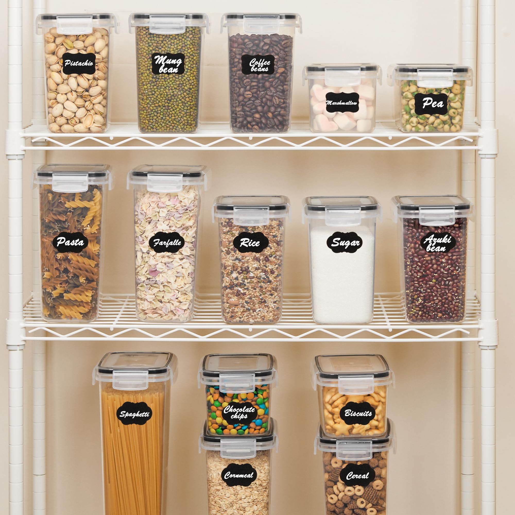 Foto 6 pulgar | Contenedores De Almacenamiento De Alimentos Vtopmart, 15 Unidades, Sin Bpa, Con Tapas - Venta Internacional.