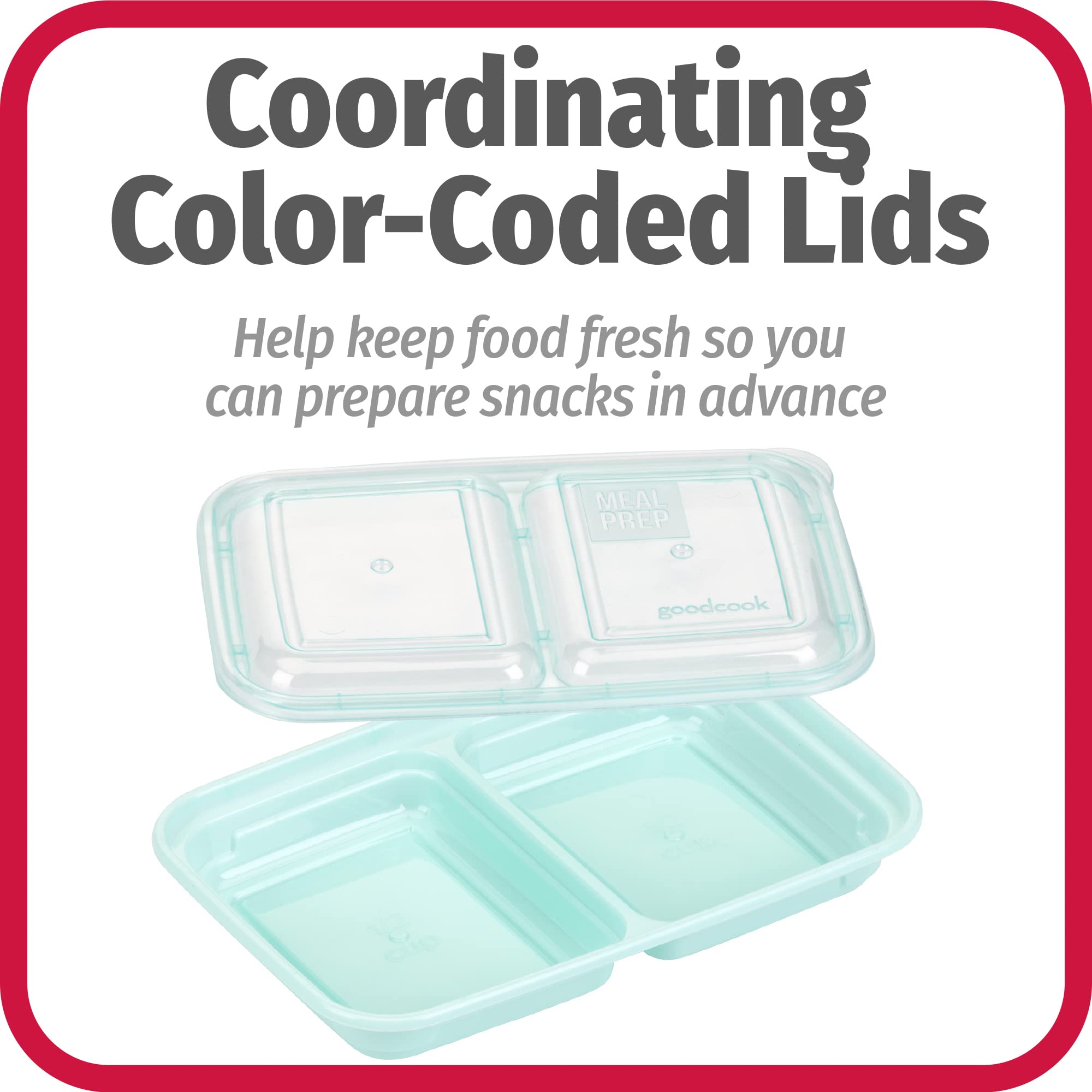 Foto 6 pulgar | Juego De Recipientes Goodcook Meal Prep De 60 Piezas Sin Bpa - Venta Internacional.