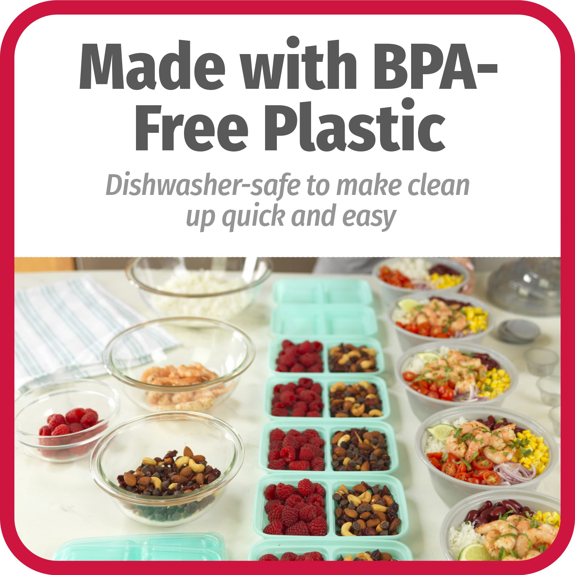 Foto 6 | Juego De Recipientes Goodcook Meal Prep De 60 Piezas Sin Bpa - Venta Internacional.