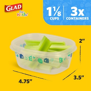 Foto 6 | Contenedores De Almacenamiento De Alimentos Glad Gladware Kids, Juego De 26 Piezas - Venta Internacional.