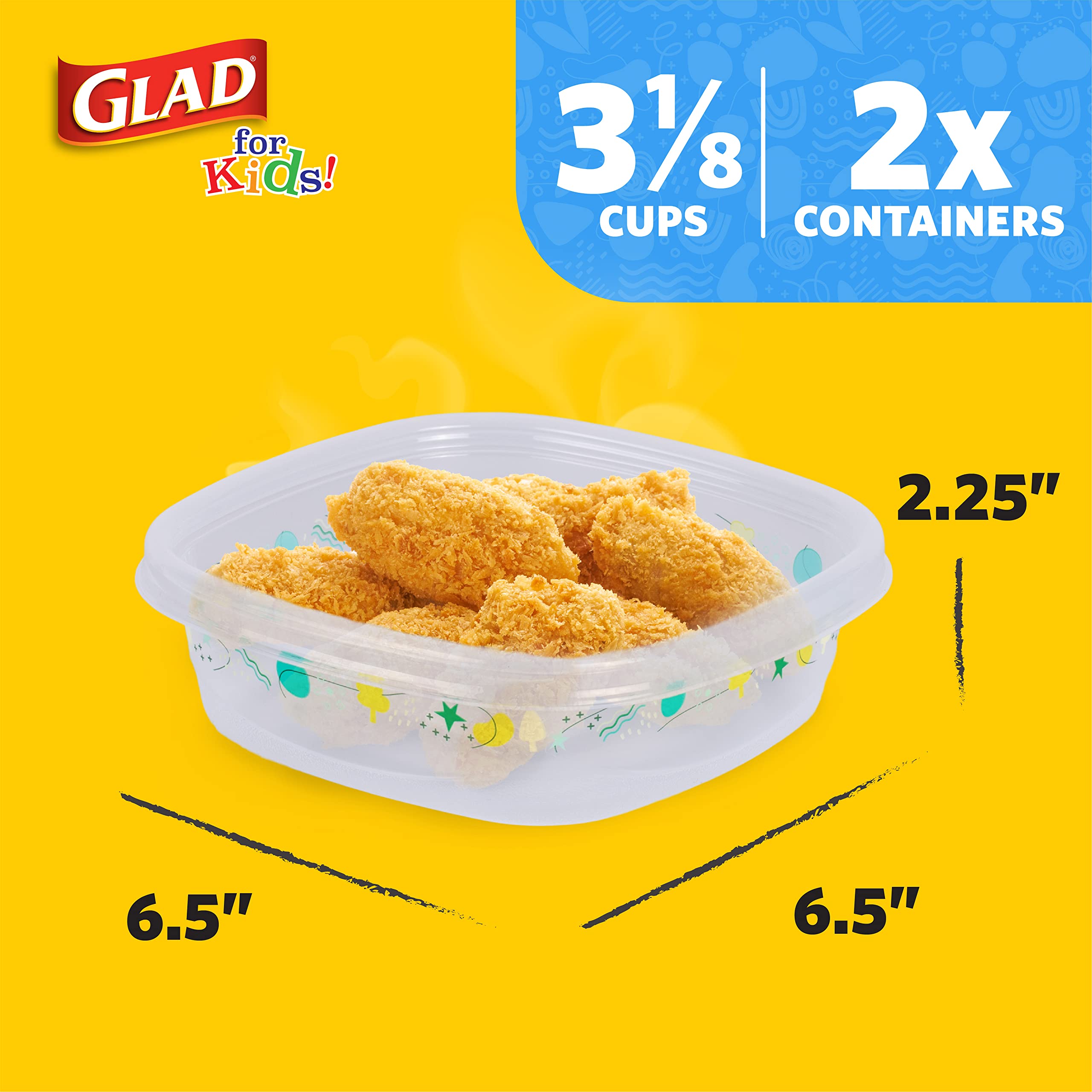 Foto 8 pulgar | Contenedores De Almacenamiento De Alimentos Glad Gladware Kids, Juego De 26 Piezas - Venta Internacional.