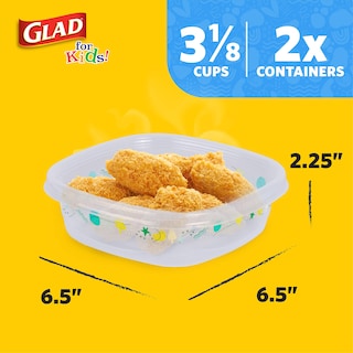 Foto 7 | Contenedores De Almacenamiento De Alimentos Glad Gladware Kids, Juego De 26 Piezas - Venta Internacional.