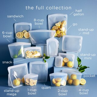 Foto 5 | Bolsa De Almacenamiento De Alimentos Stasher Premium De Silicona Reutilizable, 3 Litros, Color Aguamarina - Vent