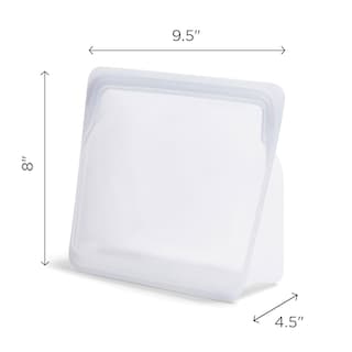 Foto 6 | Bolsa De Almacenamiento De Alimentos Stasher Premium De Silicona Reutilizable, 3 Litros, Color Aguamarina - Vent
