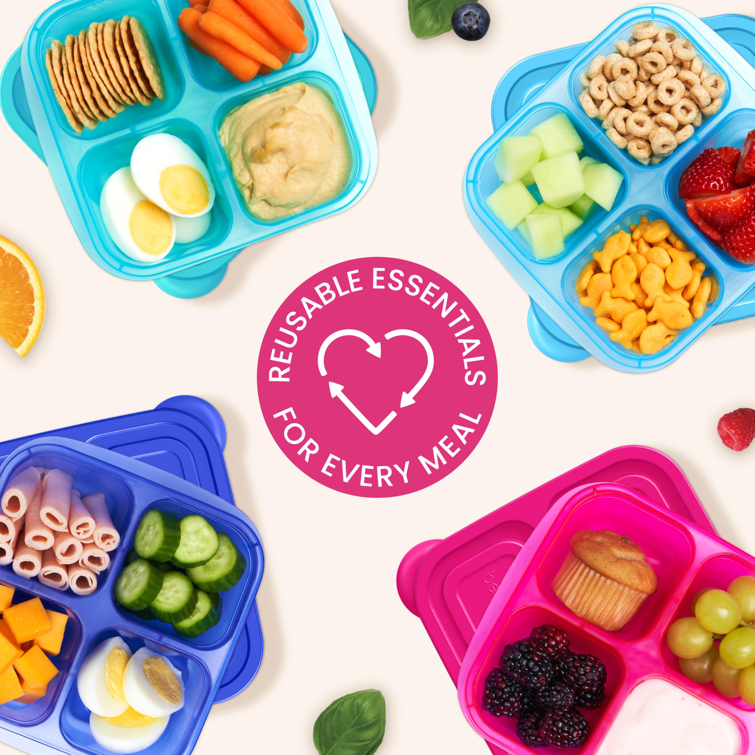Foto 8 pulgar | Contenedores para Alimentos Bentgo Easyboxes 4 Compartimentos 8 Piezas - Venta Internacional