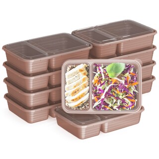 Foto 1 | Recipientes para Alimentos Bentgo Prep 10 Recipientes Sin Bpa Oro Rosa - Venta Internacional