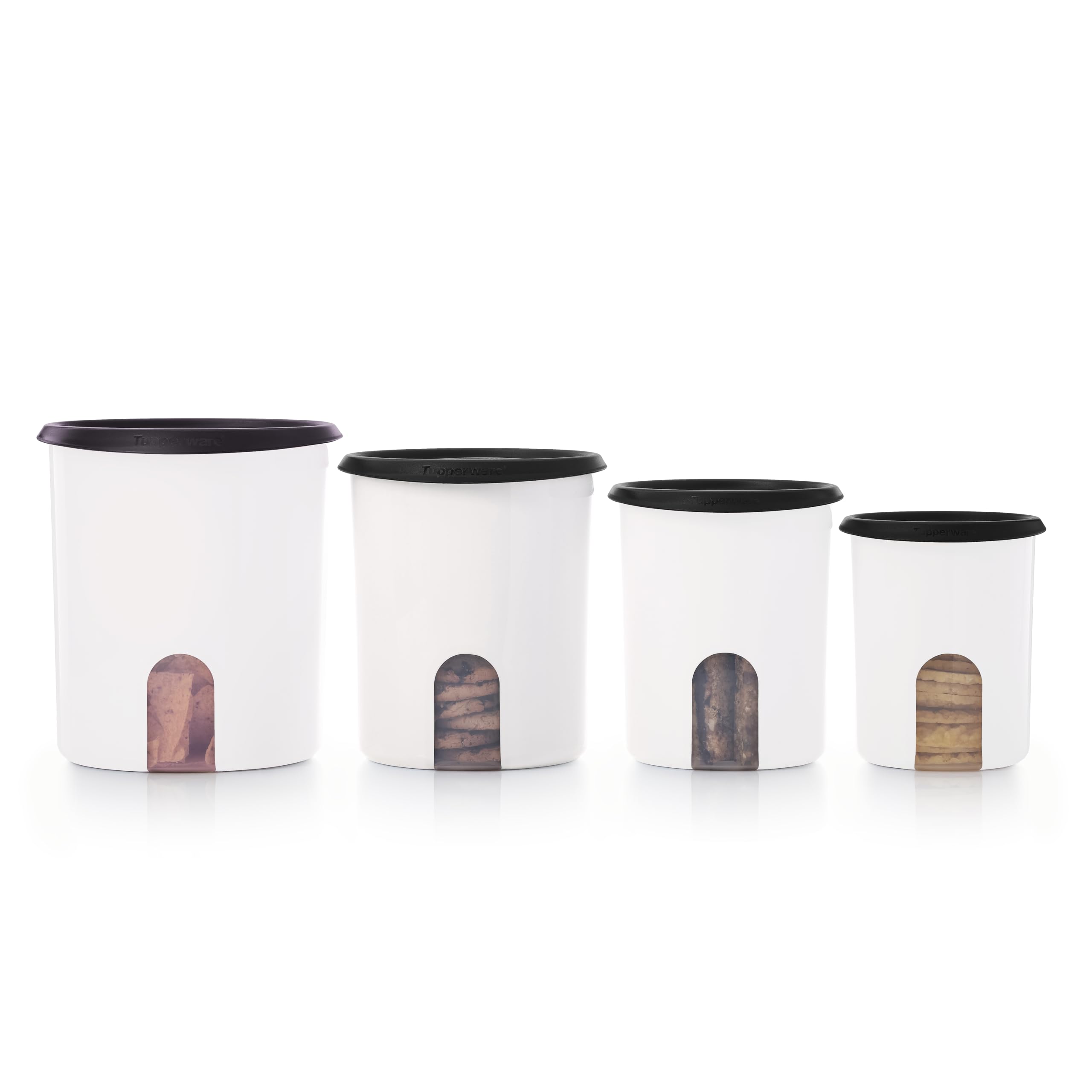 Bote De Almacenamiento De Alimentos Tupperware One Touch Reminder De 4 Litros, Juego De 4 - Venta Internacional.