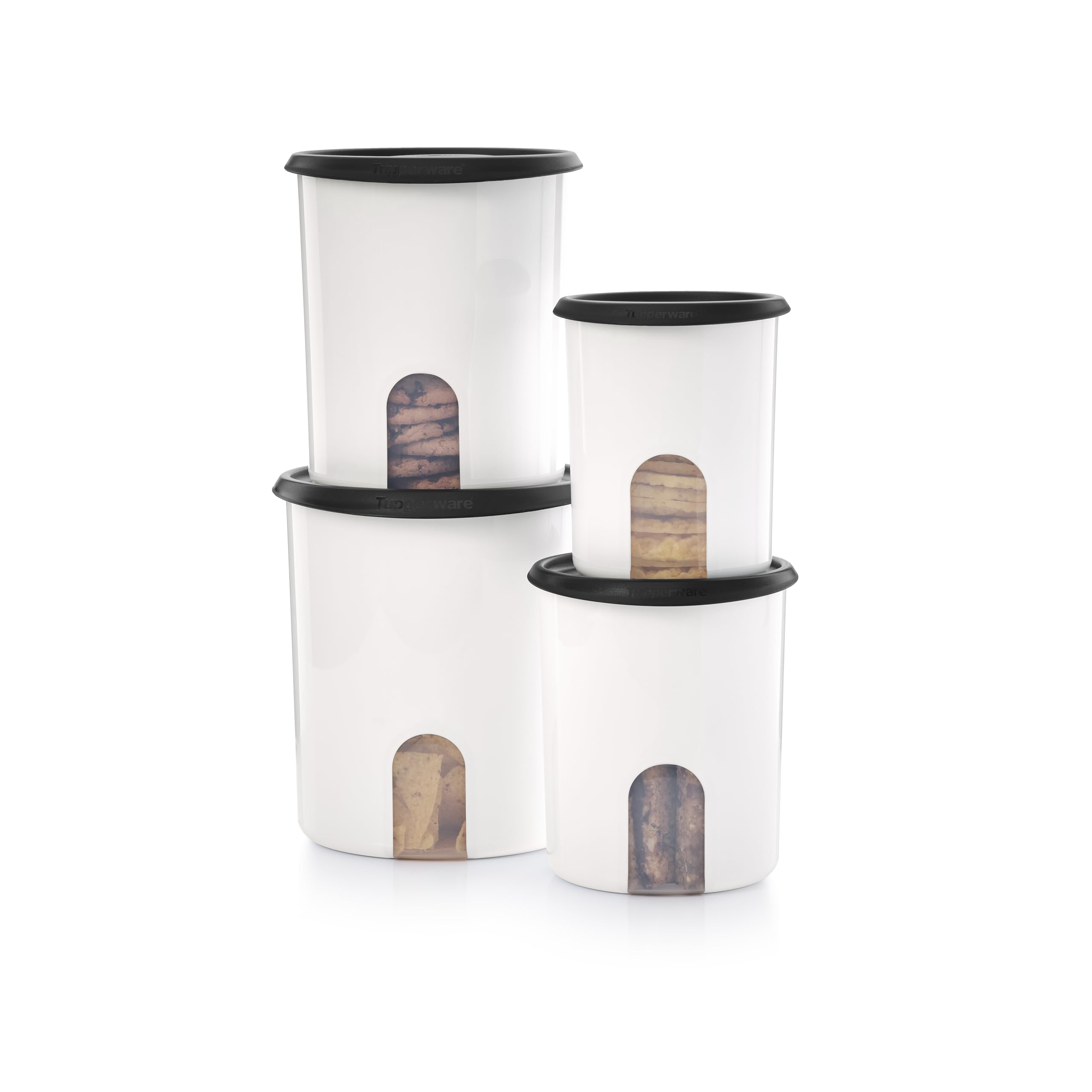 Foto 8 pulgar | Bote De Almacenamiento De Alimentos Tupperware One Touch Reminder De 4 Litros, Juego De 4 - Venta Internacional.