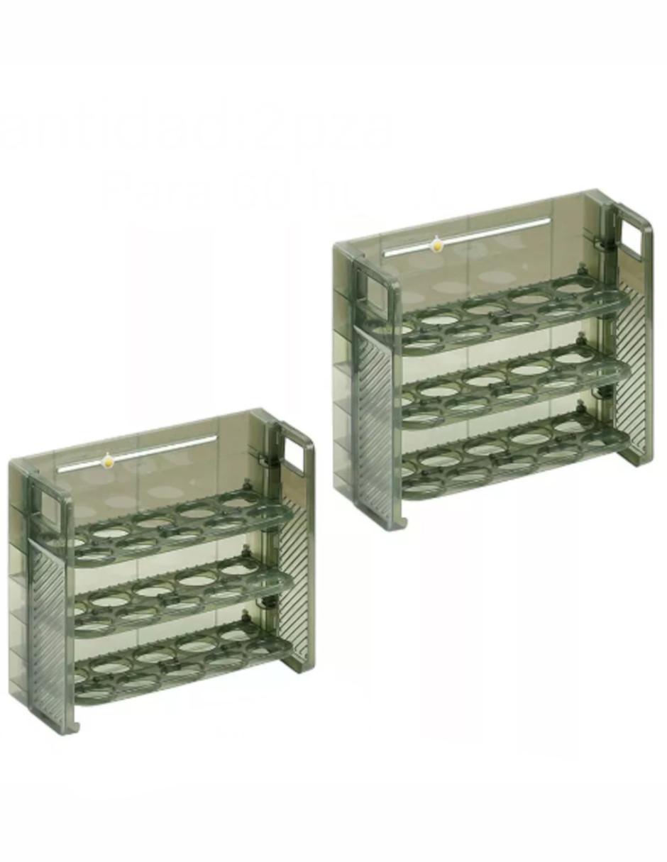 Foto 3 pulgar | Organizador De Huevos De 3 Niveles Para 60 Huevos,2pz + Termo Güish Gratis