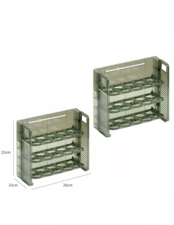 Foto 3 | Organizador De Huevos De 3 Niveles Para 60 Huevos,2pz + Termo Güish Gratis