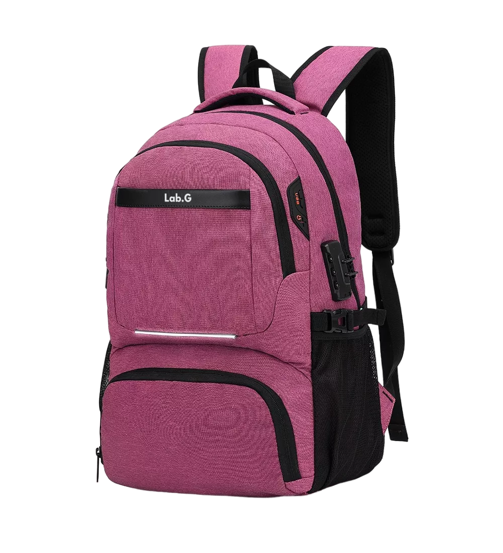 Mochila De Almuerzo Antirrobo Impermeable A Portátil 15,6i Purpura