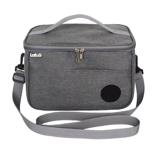 Foto 1 | Bolsa Lonchera Térmica Para Trabajo Lab.g Escolares Hombre Y Mujer Gris
