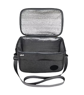 Foto 3 | Bolsa Lonchera Térmica Para Trabajo Lab.g Escolares Hombre Y Mujer Gris