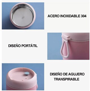 Foto 3 | Lonchera Xtellar Termica Acero Inoxidable De 530ml Incluye Cuchara Color Azul