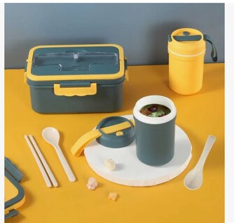 Foto 3 | Set Xtellar 5 Kit Lonchera Con Topper Para Lunch Y Sopa, Fiambrera