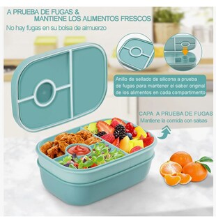 Foto 2 | Box Xtellar Lunch 3 Niveles Topper 1900ml Fiambrera Con Cubiertos