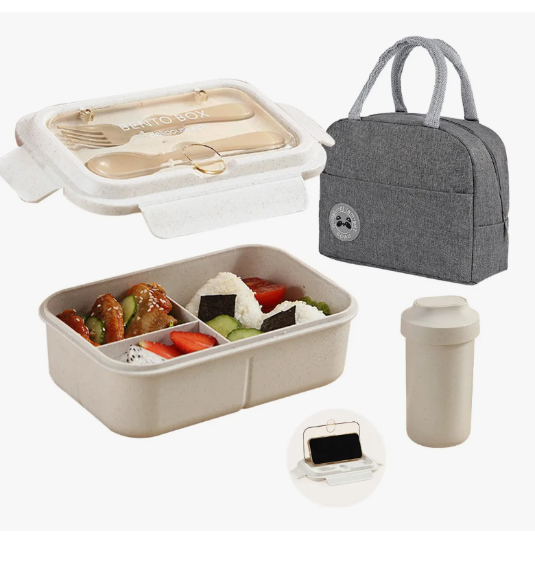 Foto 1 | Fiambrera Xtellar Loncheras Escolares Fiambrera Bolsa Termica Tazas