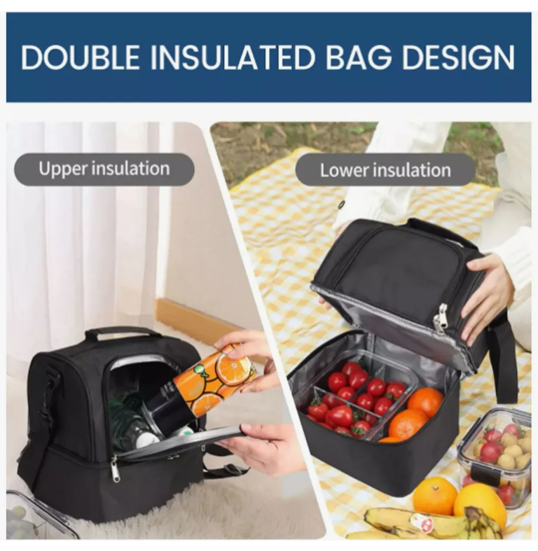 Foto 5 pulgar | Bolsa Xtellar De Almuerzo Práctica De Gran Capacidad Y Doble Capa