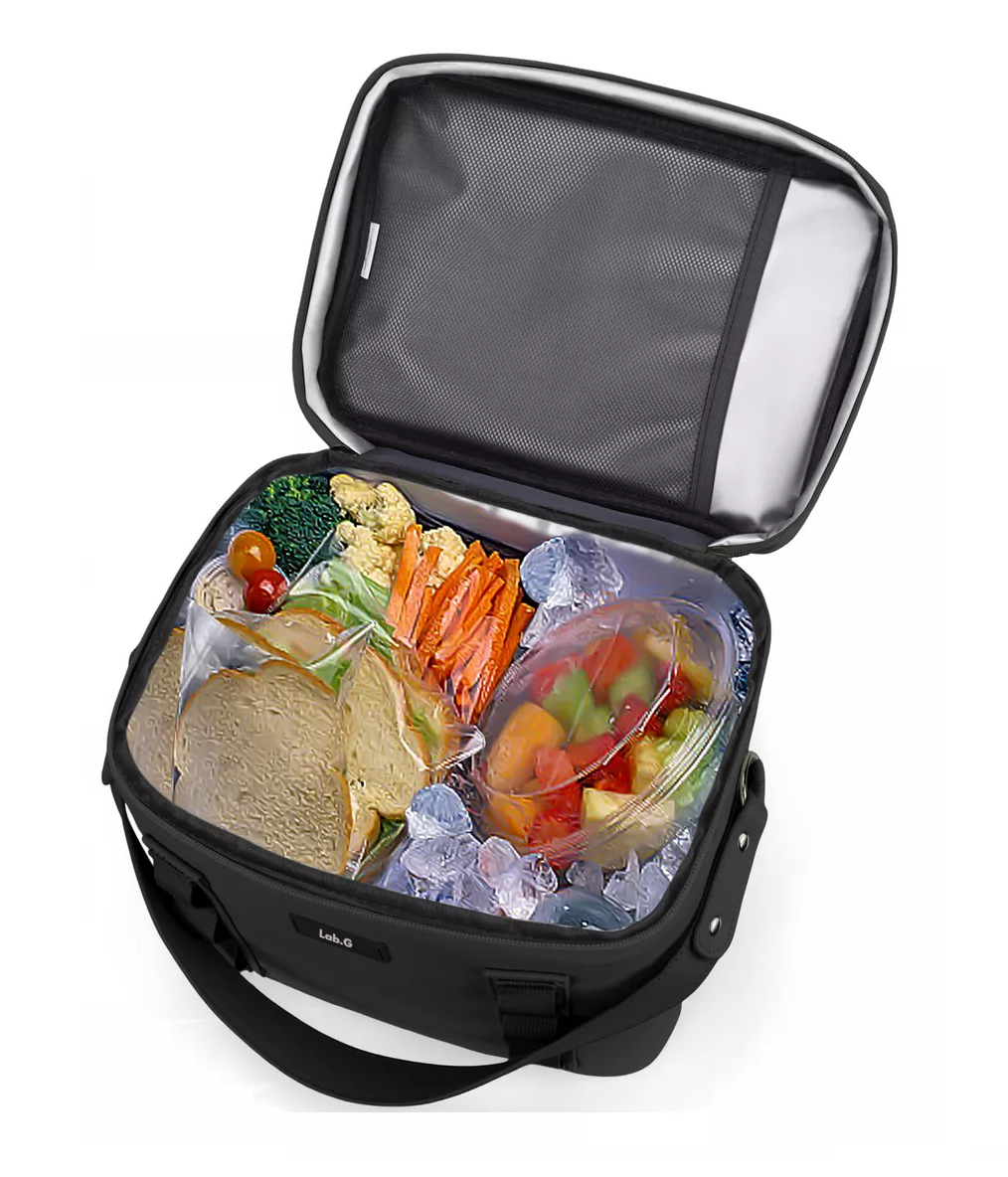 Foto 3 pulgar | Lonchera Térmica Bolsa De Almuerzo Portátil Fiambrera Escolar Negro