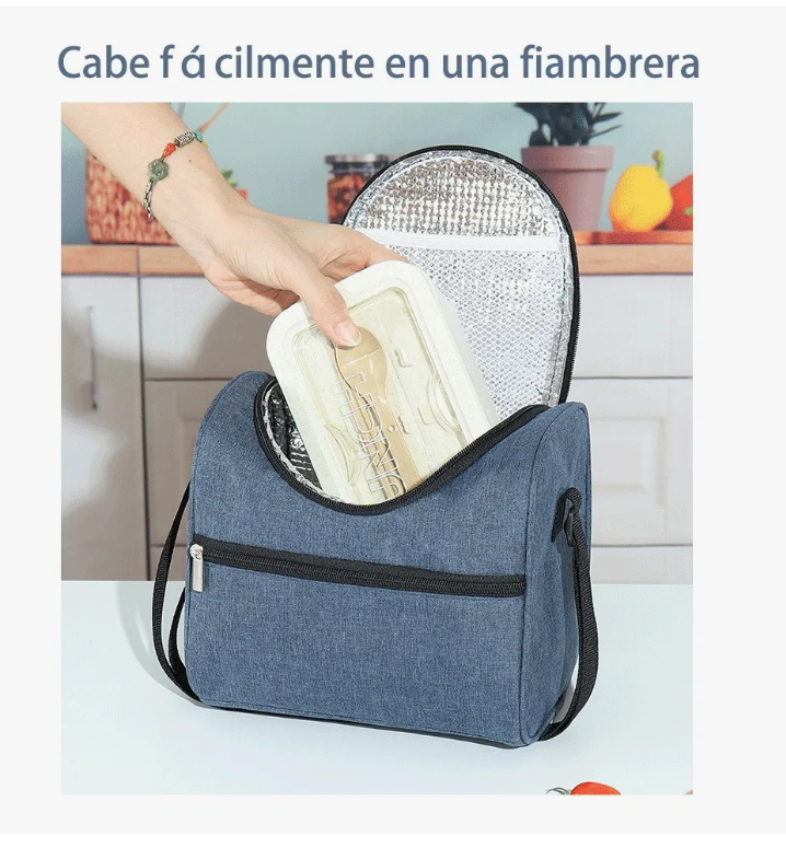 Foto 5 pulgar | Lonchera Xtellar Térmica Bolsa Almuerzo De Hombro Gran Capacidad