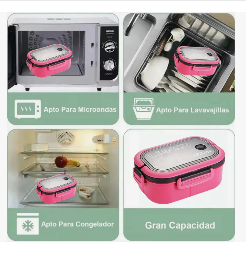 Foto 3 | Lonchera Xtellar Rosa