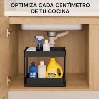 Foto 4 | Organizador Cocina Acero Jauz Color Negro