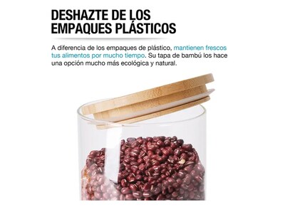 Foto 4 | Recipientes Xtellar Hermeticos De Vidrio Contenedores