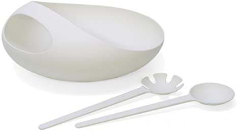 Foto 2 pulgar | Juego De Ensaladera Chefmate Salw011cb Blanco Amplio Espacio