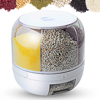 Foto 1 | Dispensador De Semillas Y Cereales Giratorio 6 Espacios Kb39