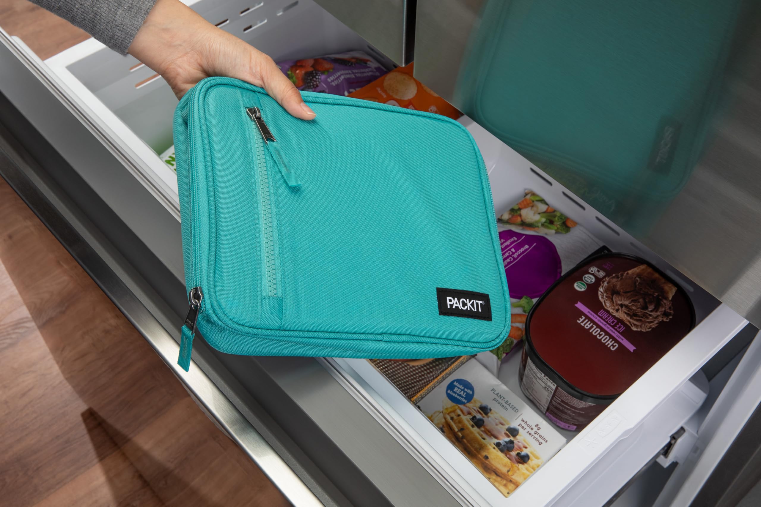 Foto 3 pulgar | Lonchera Packit Freezable Classic Teal Ecofreeze Tech - Venta Internacional.