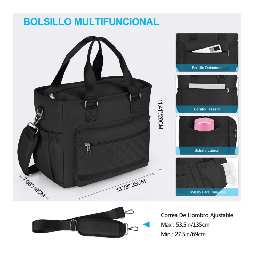 Foto 2 | Lonchera Bolsa Térmica Lab.g  Gran Capacidad Portátil Fiambrera 16l Negro