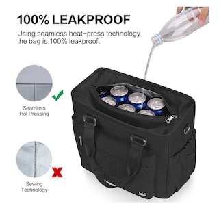 Foto 4 | Lonchera Bolsa Térmica Lab.g Gran Capacidad Portátil Fiambrera 16l Negro