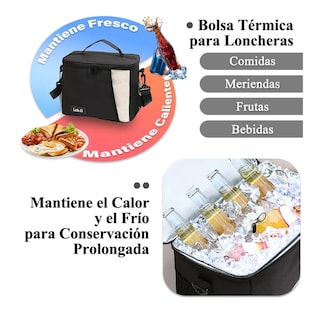 Foto 5 | Loncheras Térmicas Lab.g Bolsa Negra Para Dama
