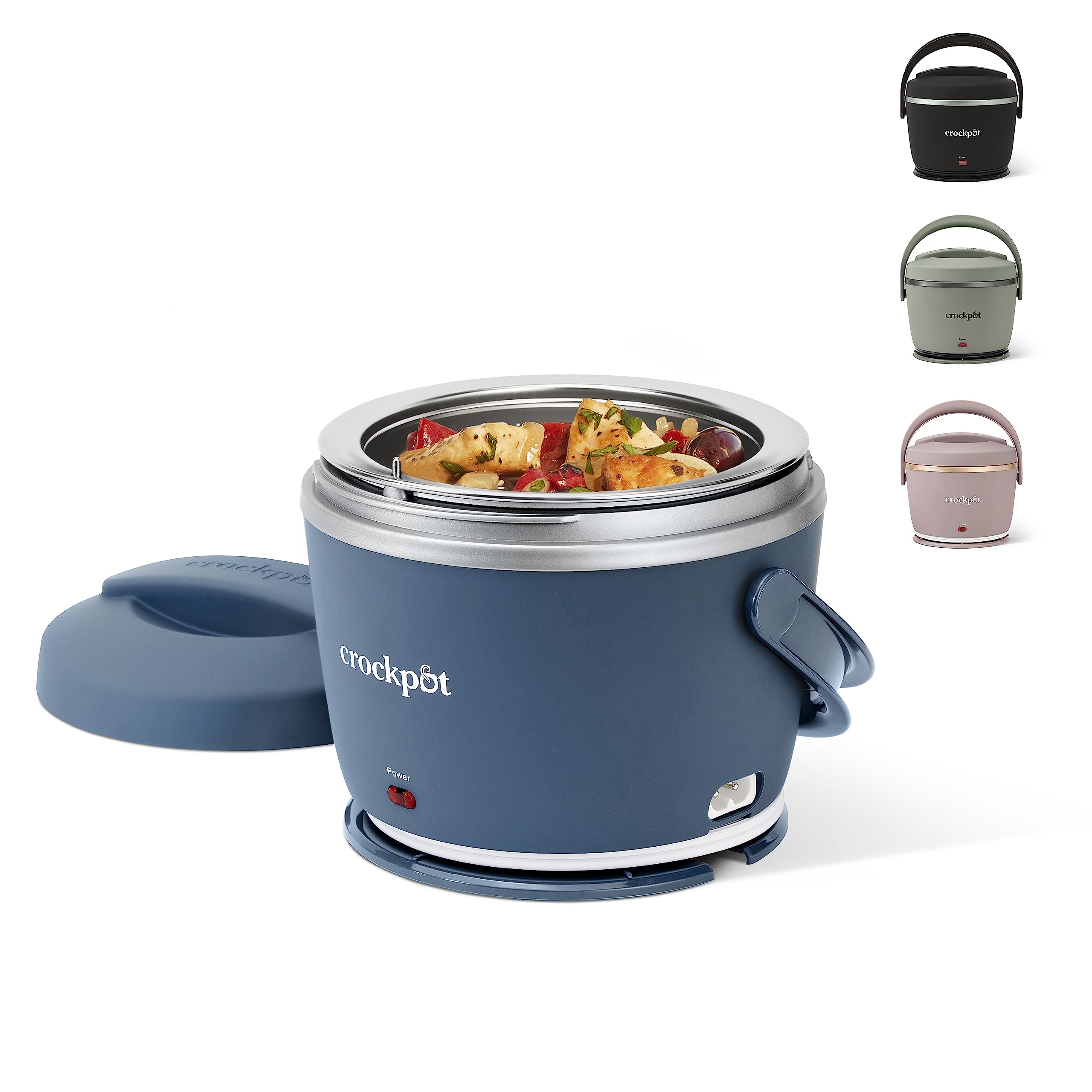 Foto 1 | Lonchera Eléctrica Crock-pot De 600 Ml, Azul Desteñido, Portátil - Venta Internacional.