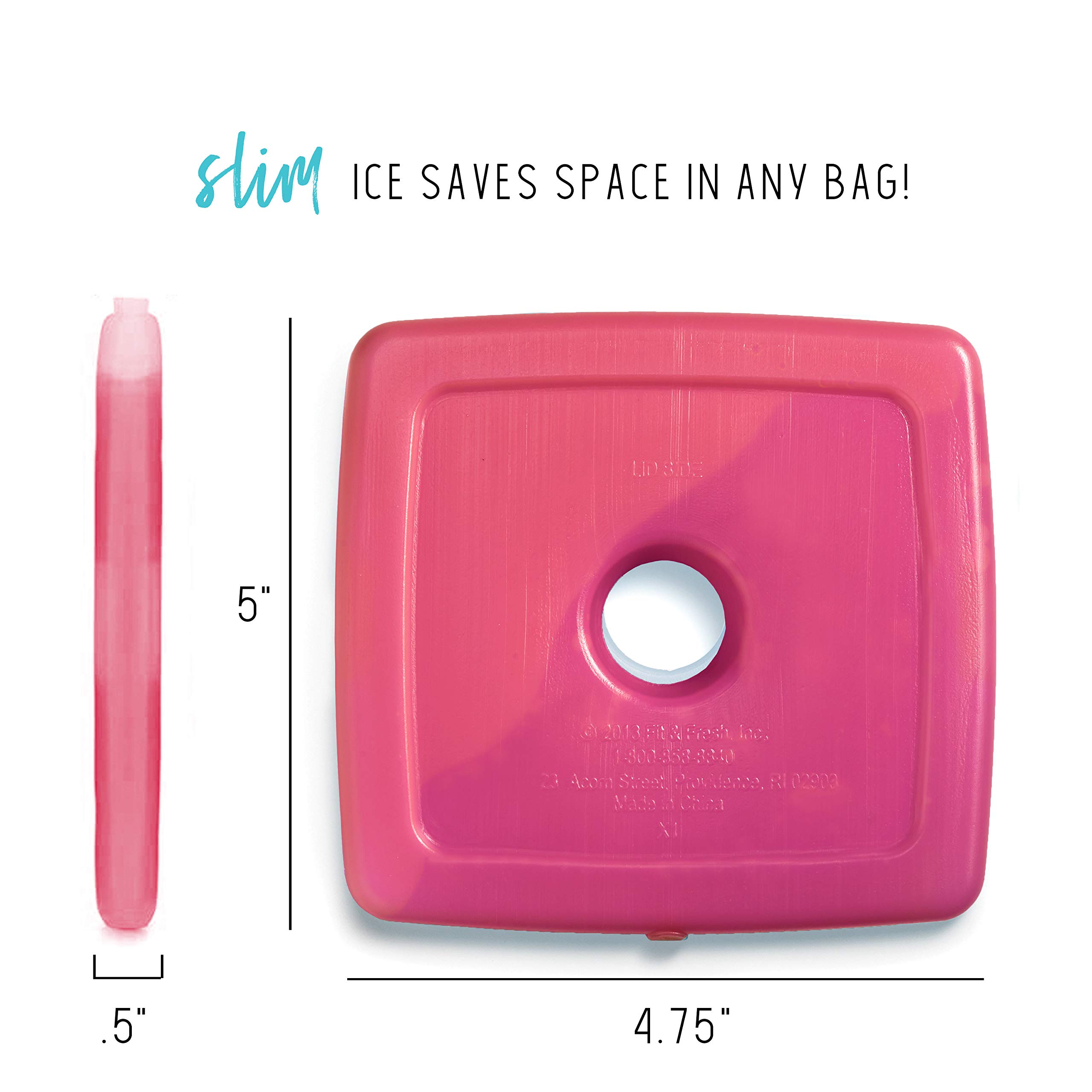 Foto 2 | Enfriadores Ice Packs Fit & Fresh Cool, Paquete De 4, Delgados Y Reutilizables - Venta Internacional.