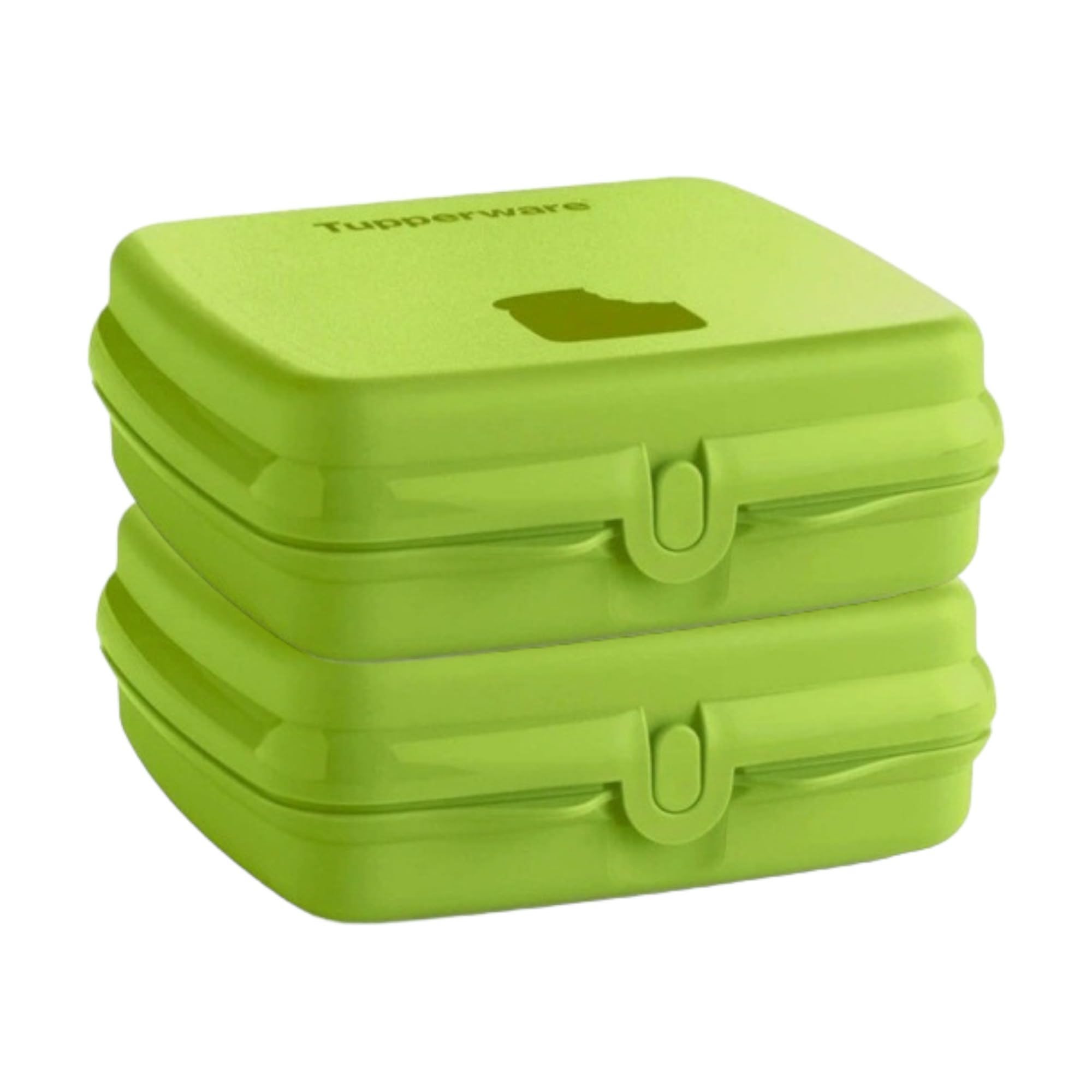 Foto 2 pulgar | Sandwich Keeper Tupperware, Juego De 2 Unidades, Color Verde Claro - Venta Internacional.