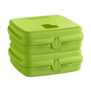 Foto 1 | Sandwich Keeper Tupperware, Juego De 2 Unidades, Color Verde Claro - Venta Internacional.