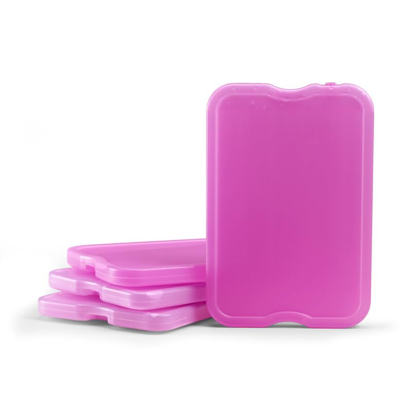 Foto 3 | Enfriadores Ice Packs Fit + Fresh Cool, Reutilizables, Xl, Delgados, 8 Unidades, Color Morado - Venta Internacional.