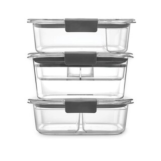 Foto 2 | Contenedores De Almacenamiento De Alimentos Rubbermaid Brilliance 3, Sin Bpa - Venta Internacional.