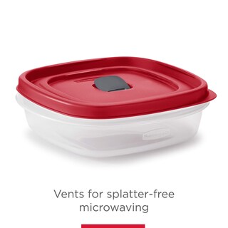 Foto 2 | Set De Almacenamiento De Alimentos Rubbermaid, 16 Piezas, Plástico Sin Bpa, Rojo - Venta Internacional.