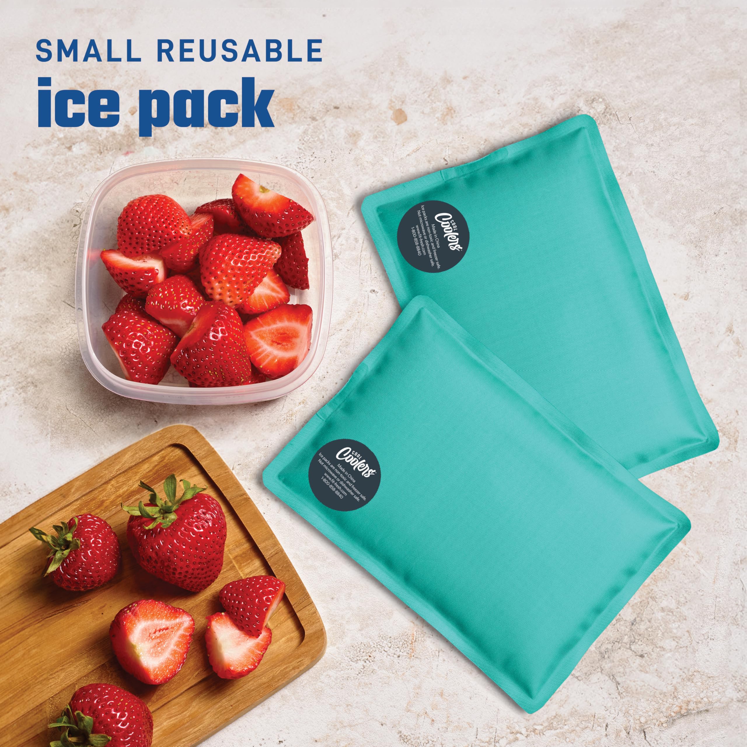Foto 6 | Ice Packs Fit & Fresh Cool Cool Cool Cool, Paquete De 2 Unidades Para Bolsas De Almuerzo - Venta Internacional.