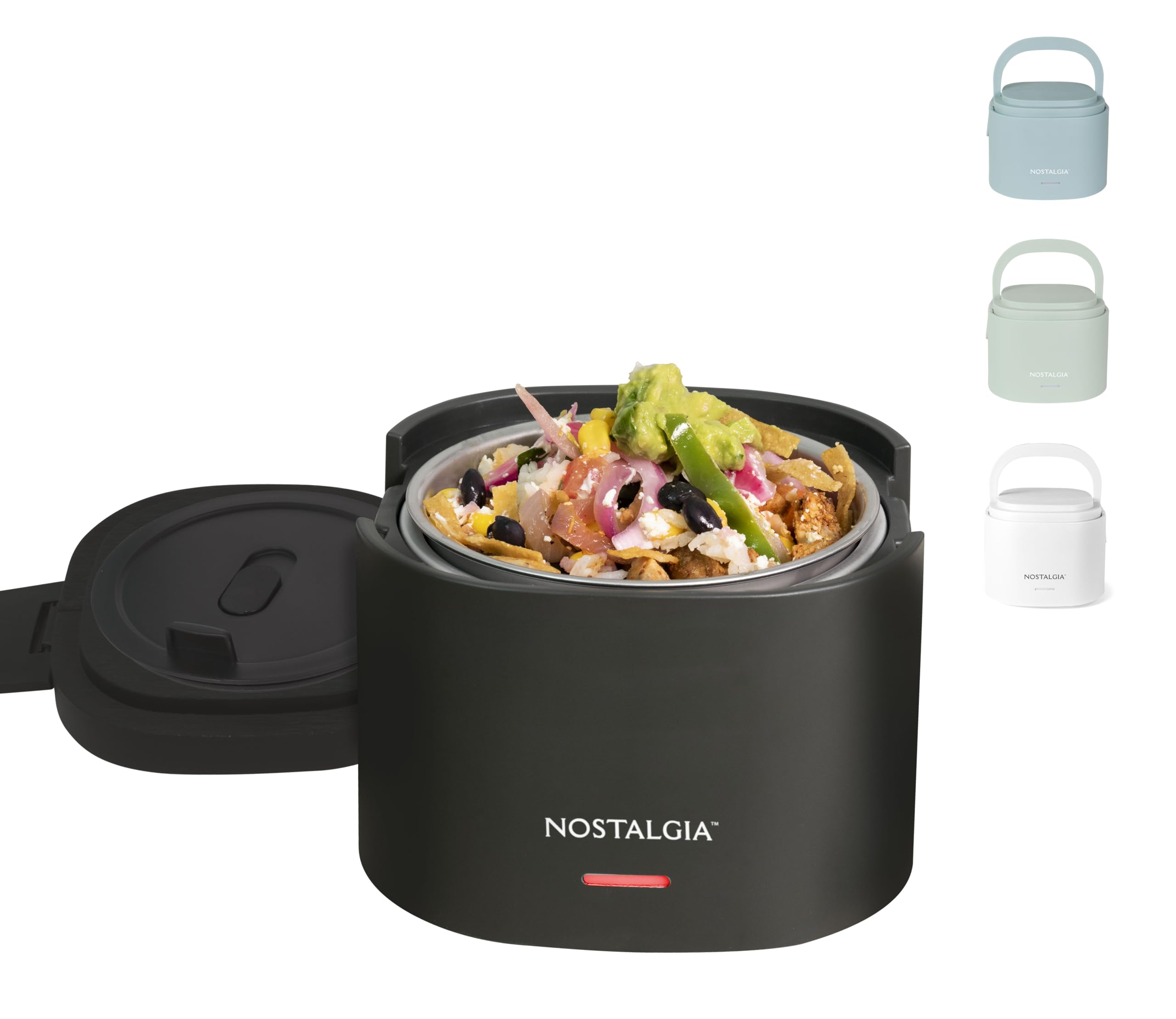 Foto 1 | Lonchera Eléctrica Con Calefacción Nostalgia, Portátil, 600 Ml, Negra - Venta Internacional.