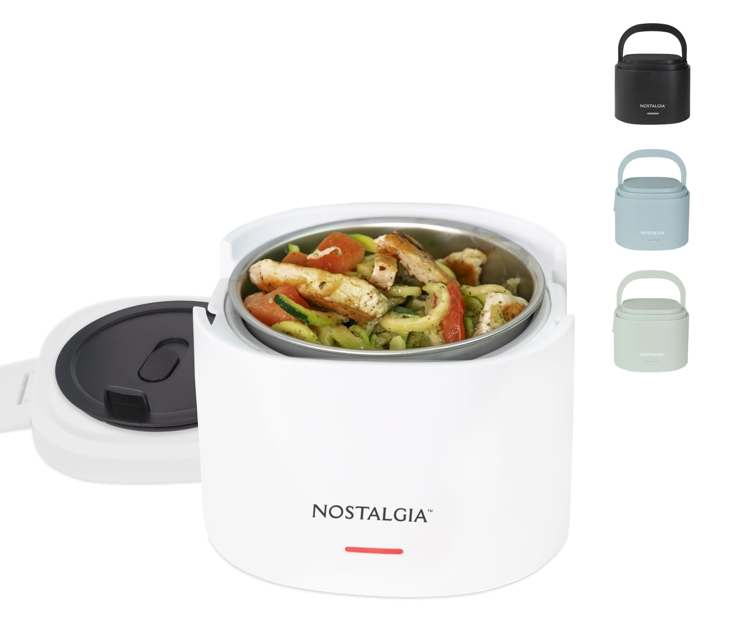 Foto 2 pulgar | Lonchera Eléctrica Con Calefacción Nostalgia, Portátil, 600 Ml, Color Blanco - Venta Internacional.
